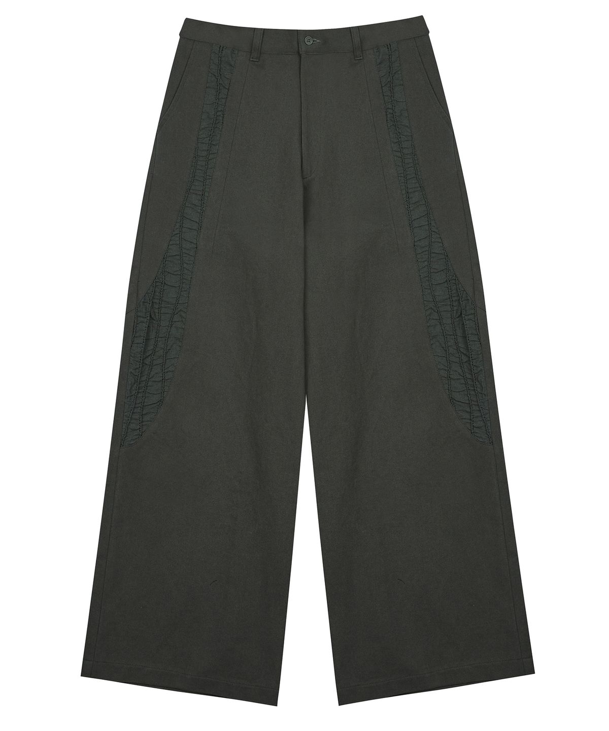 러브이즈트루(LUVISTRUE) PY CURVED WIDE PANTS(CHARCOAL)