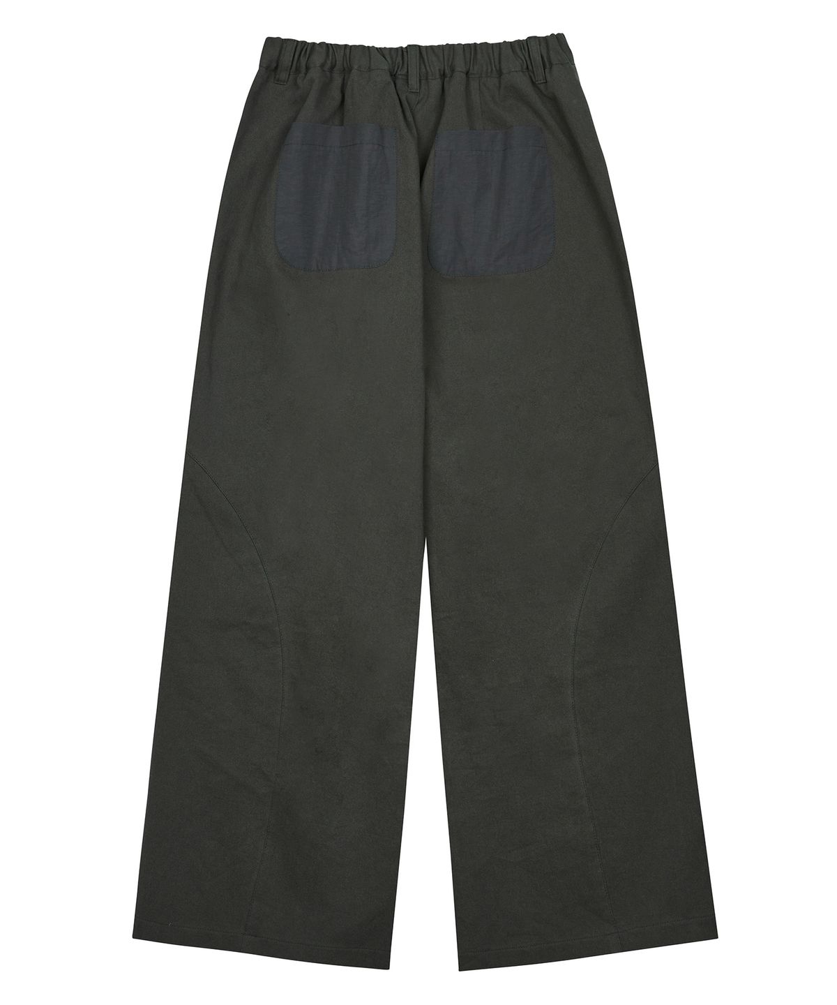 러브이즈트루(LUVISTRUE) PY CURVED WIDE PANTS(CHARCOAL)