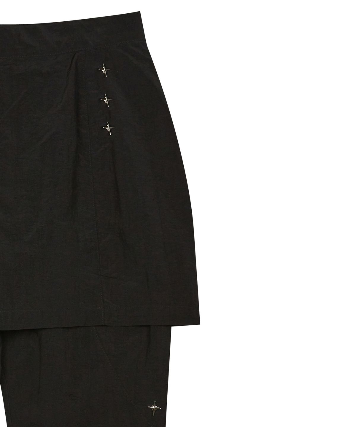러브이즈트루(LUVISTRUE) PY RIVET SKIRT PANTS(BLACK)