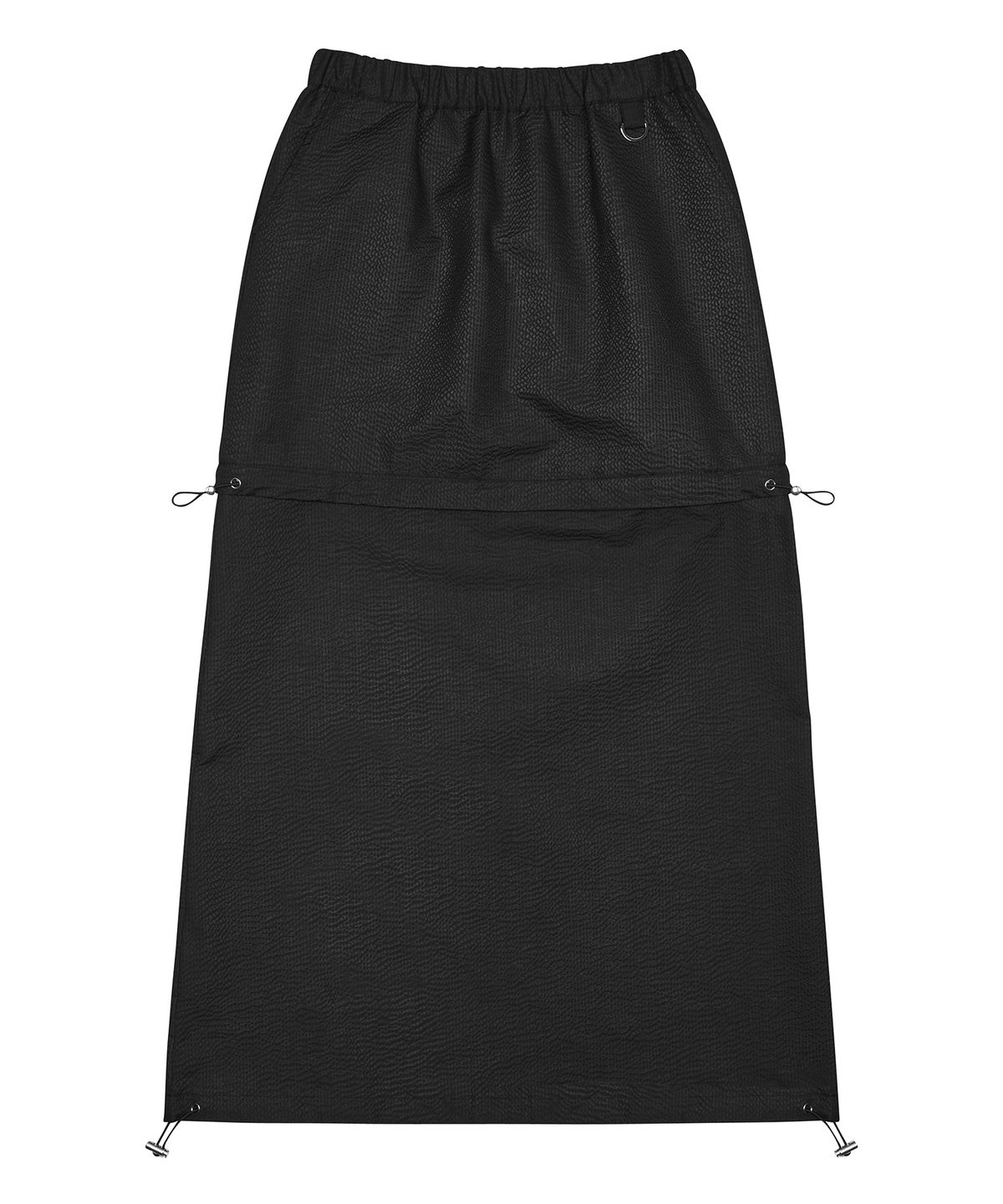 러브이즈트루(LUVISTRUE) PY 2-WAY SEERSUCKER SKIRT(BLACK)