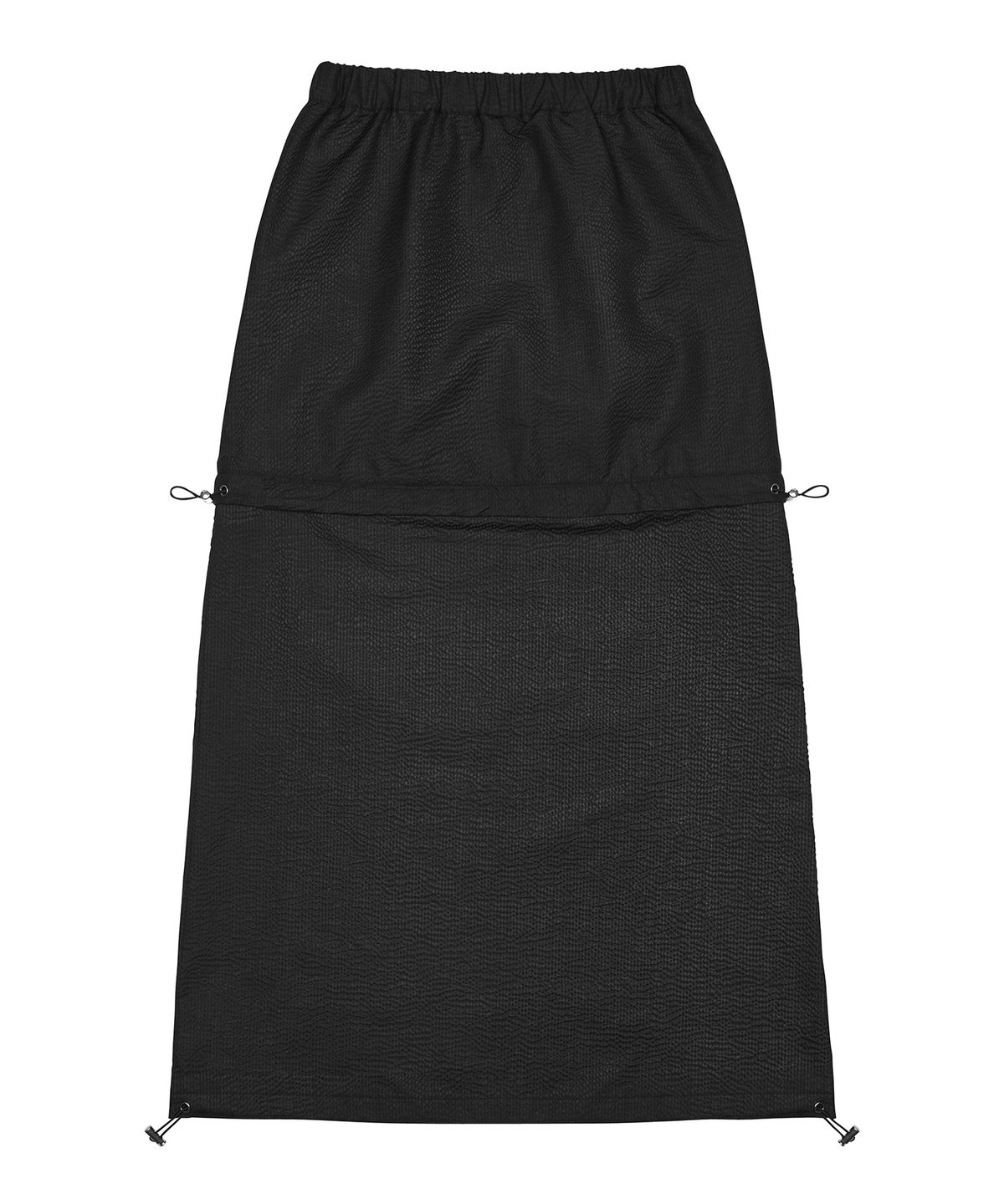 러브이즈트루(LUVISTRUE) PY 2-WAY SEERSUCKER SKIRT(BLACK)
