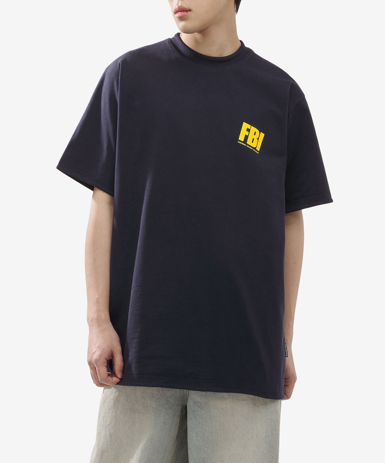 MUSINSA | BALENCIAGA Eor of Tiger FBI Reversible Short Sleeve T