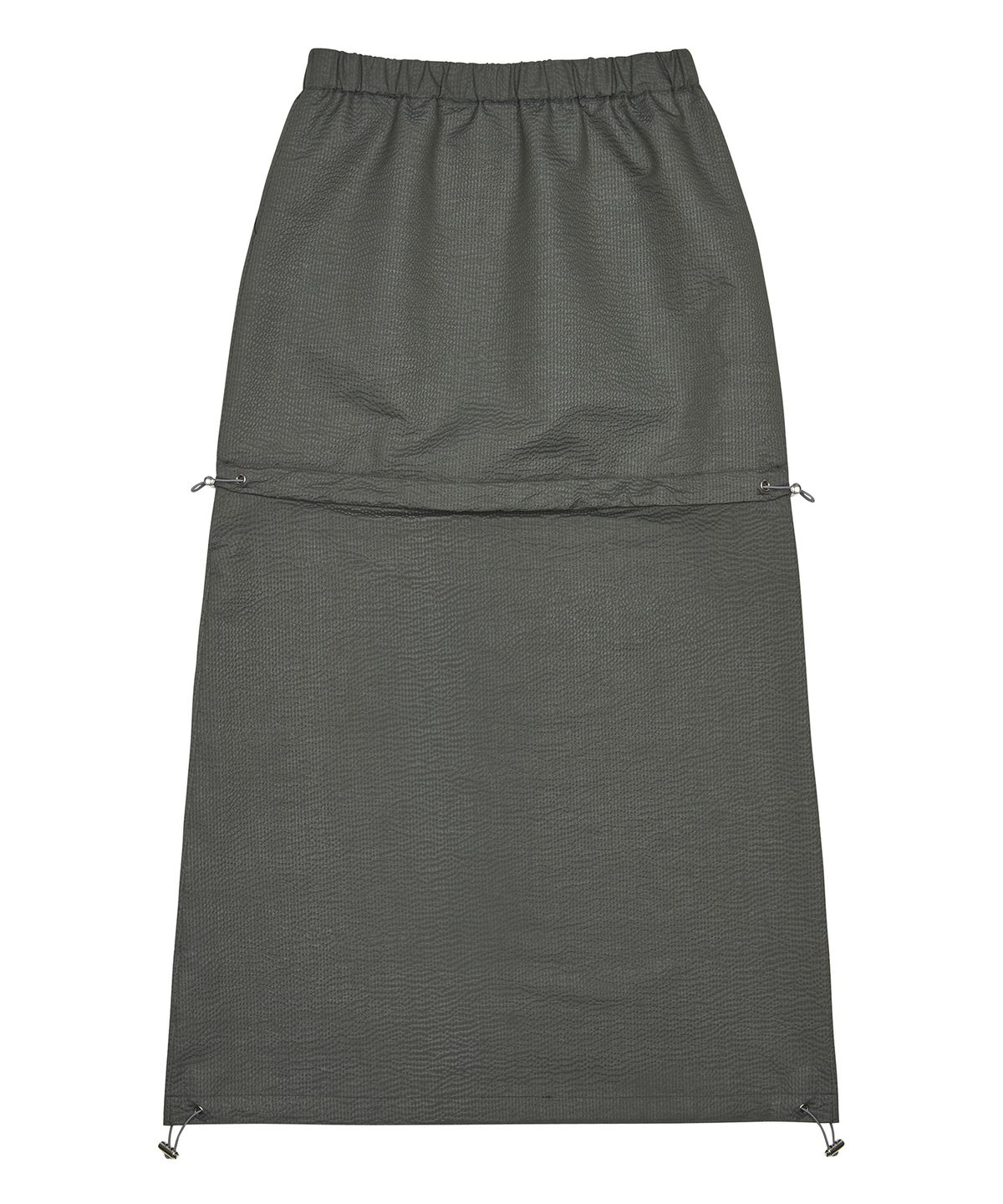 러브이즈트루(LUVISTRUE) PY 2-WAY SEERSUCKER SKIRT(CHARCOAL)