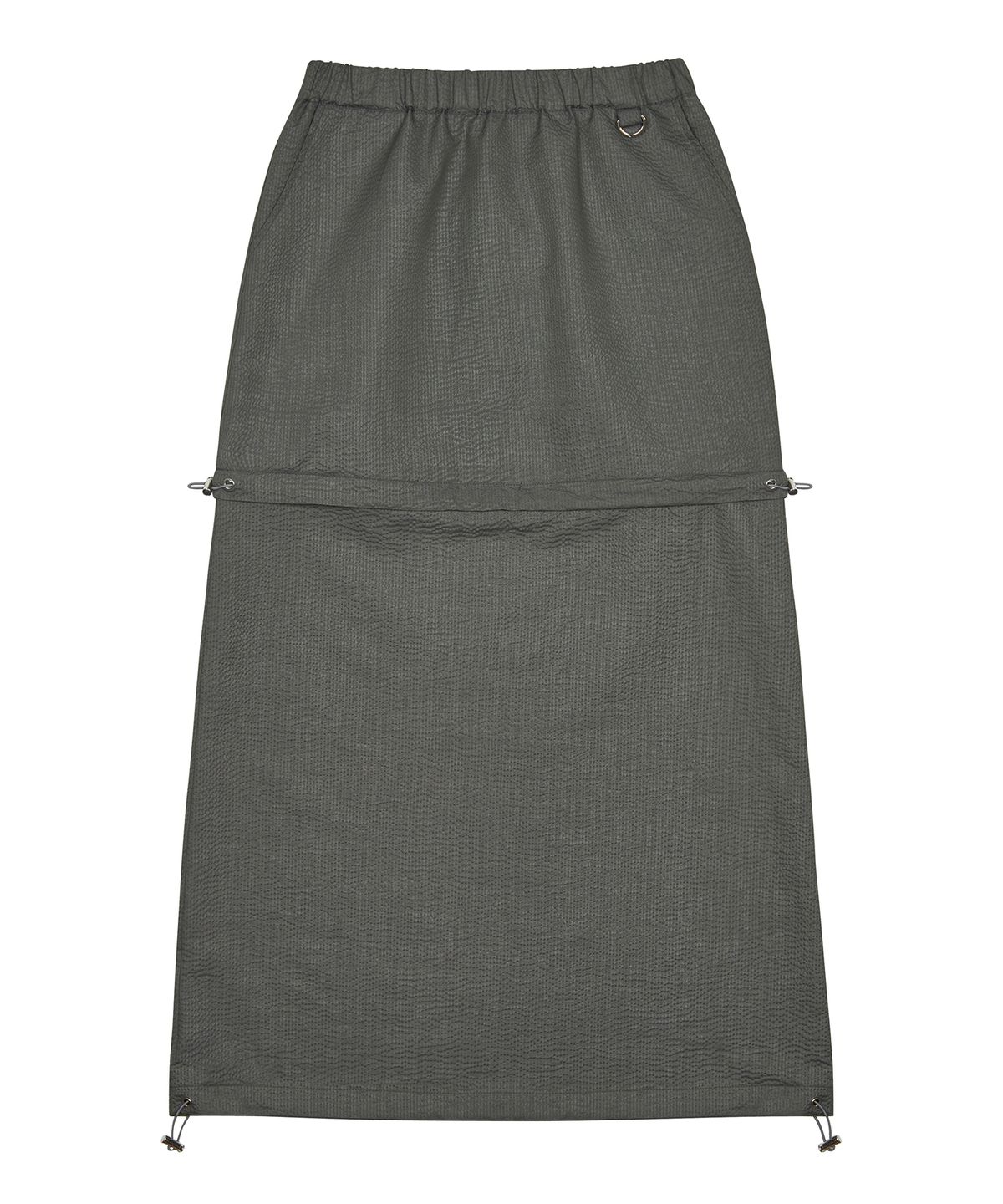 러브이즈트루(LUVISTRUE) PY 2-WAY SEERSUCKER SKIRT(CHARCOAL)
