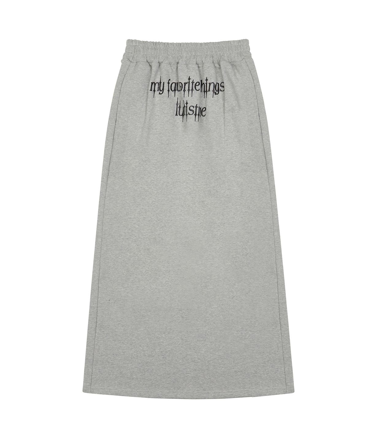 러브이즈트루(LUVISTRUE) PY GLITTER LONG SKIRT(GRAY)