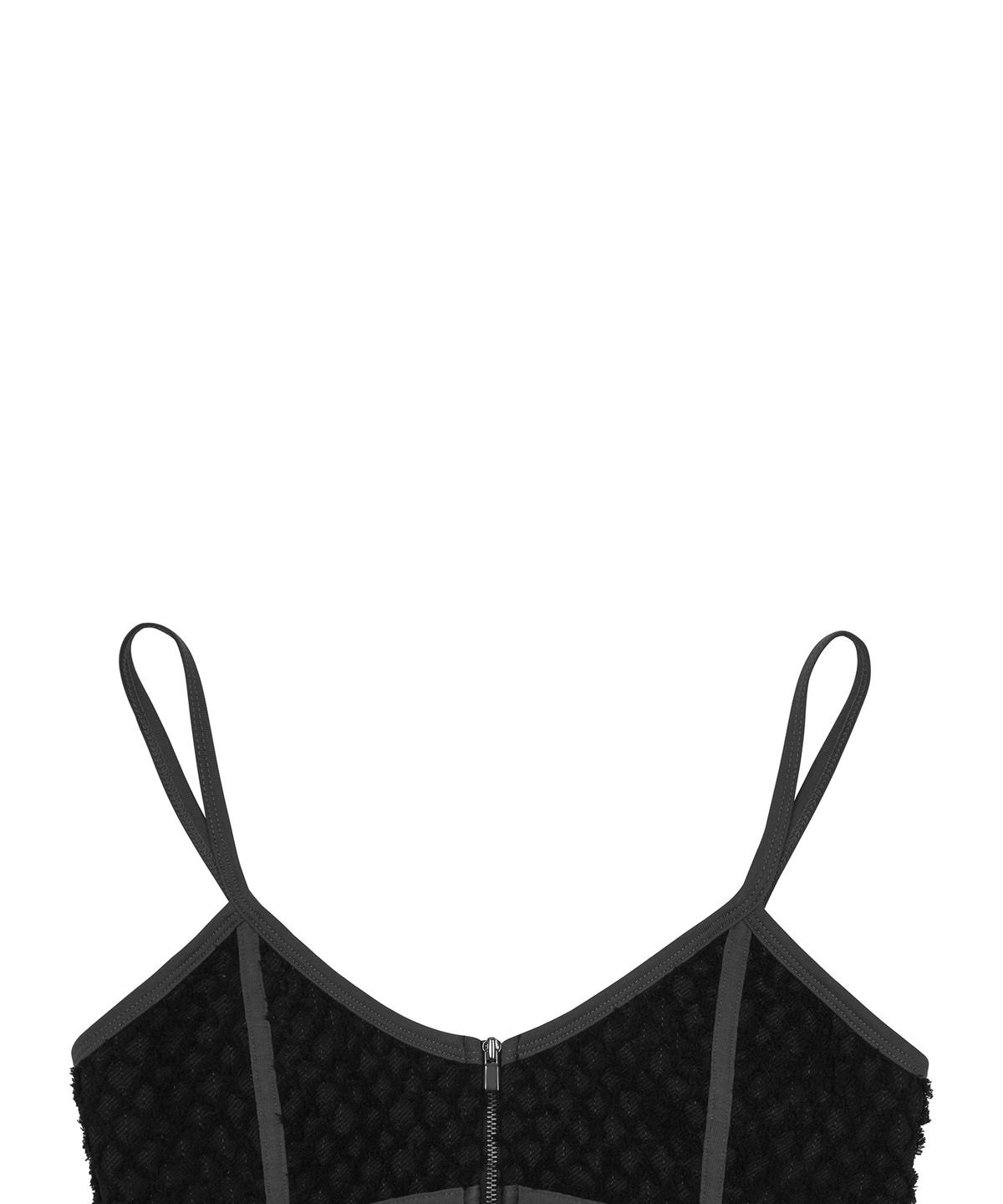 러브이즈트루(LUVISTRUE) PY ZIP TOP(BLACK)