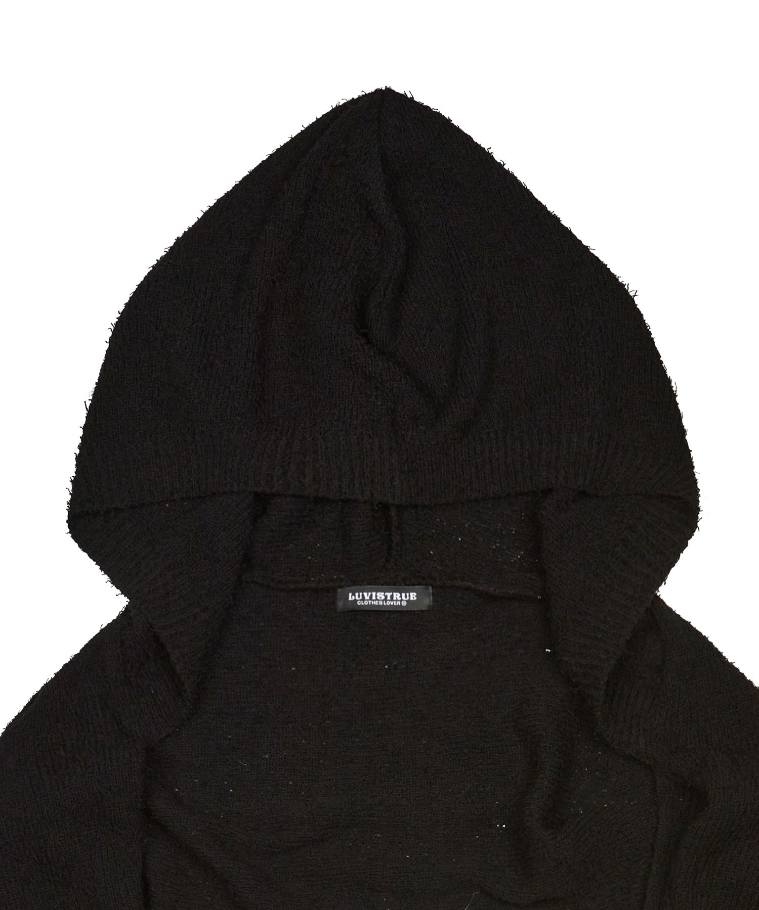 MUSINSA公式 | LUV IS TRUE PY HOOD BOLERO_BLACK