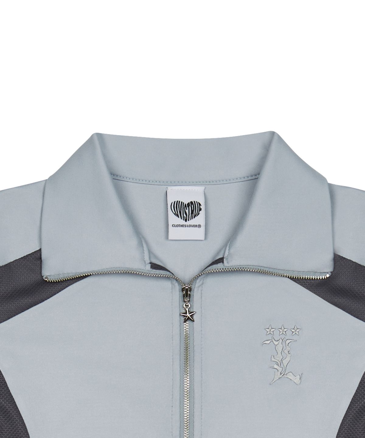러브이즈트루(LUVISTRUE) PY SLEEVED ZIP UP(SKY BLUE)