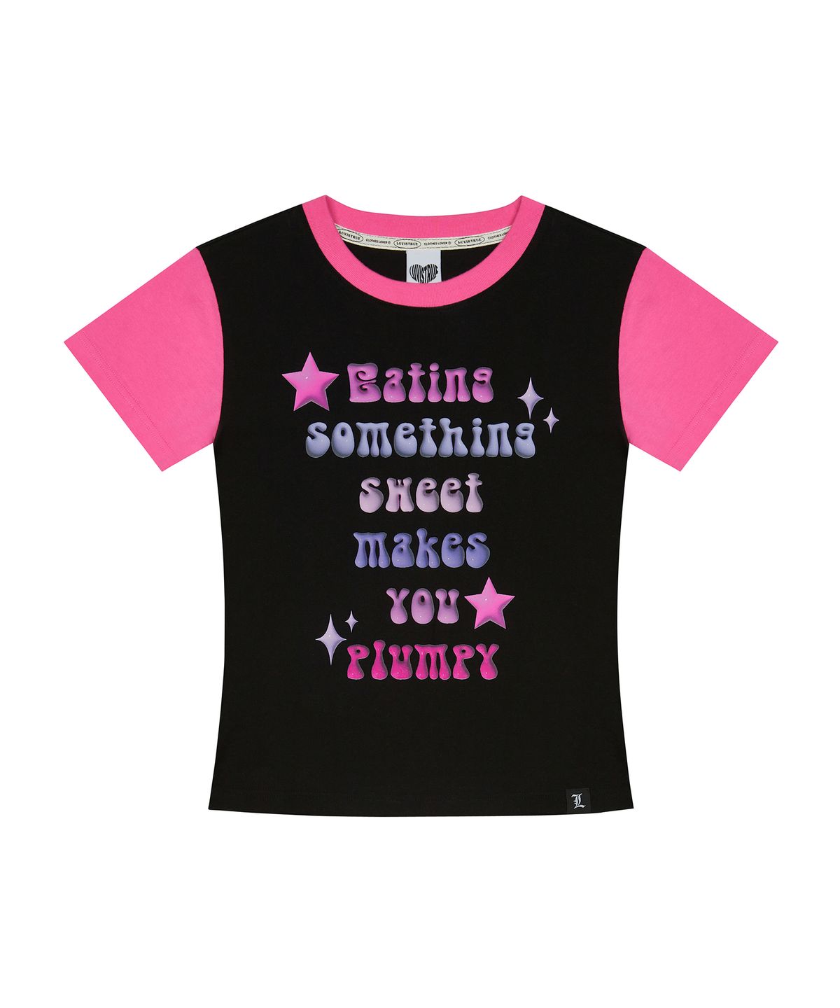 러브이즈트루(LUVISTRUE) PY GRAPHIC RAGLAN TEE(BLACK)