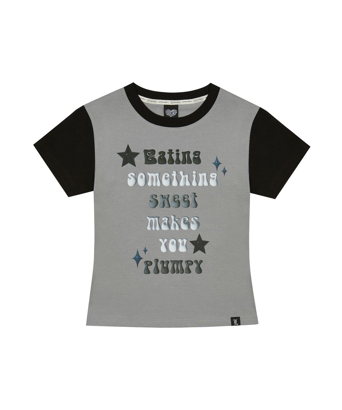 러브이즈트루(LUVISTRUE) PY GRAPHIC RAGLAN TEE(GRAY)