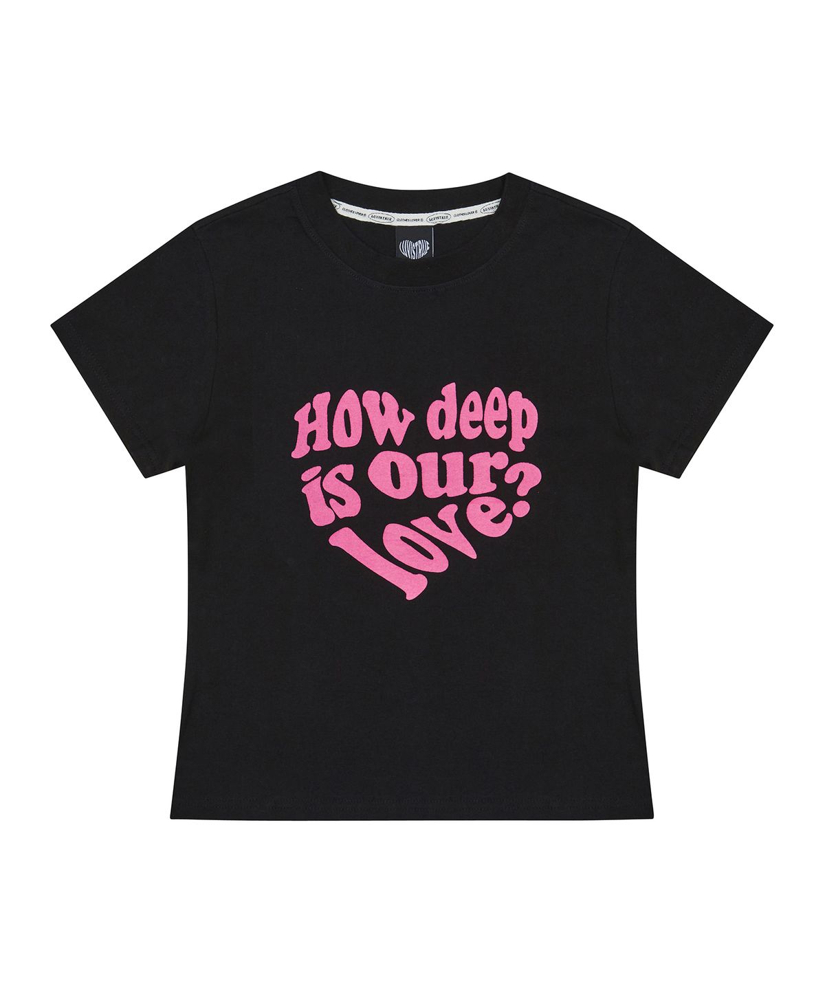 러브이즈트루(LUVISTRUE) PY LUV TEE(BLACK)