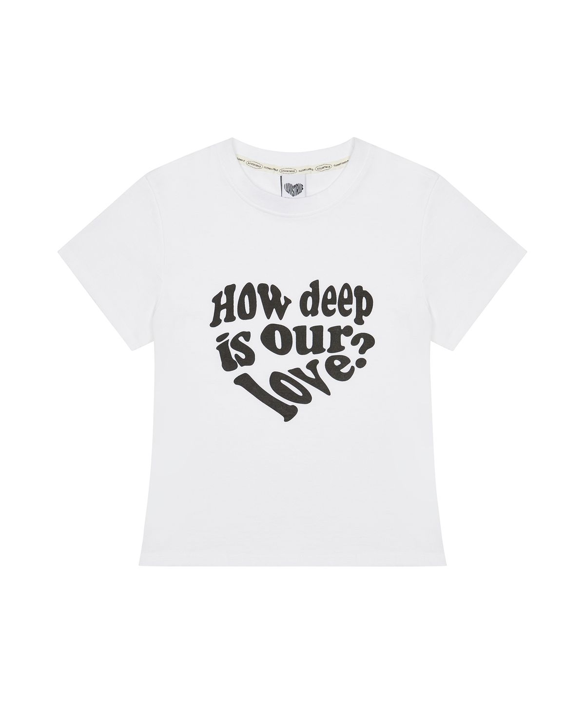 러브이즈트루(LUVISTRUE) PY LUV TEE(WHITE)