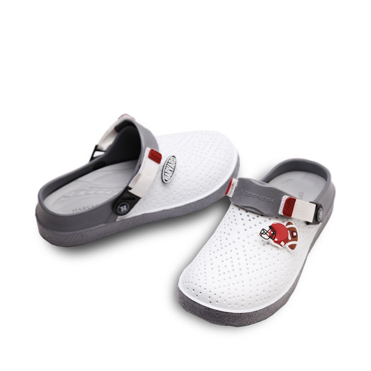 하버드 슈즈(HARVARD SHOES) 이다 남여공용 데일리 밴딩 샌들슬리퍼 화이트