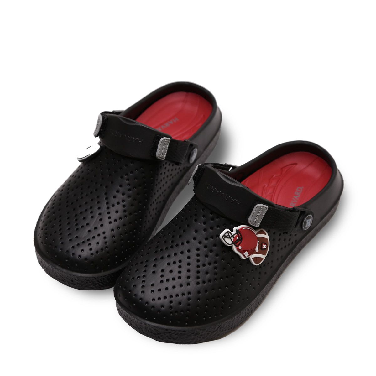 하버드 슈즈(HARVARD SHOES) 이다 남여공용 데일리 밴딩 샌들슬리퍼 블랙
