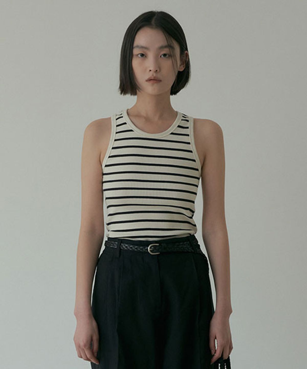 링서울(LINGSEOUL) stripe sleeveless-cream