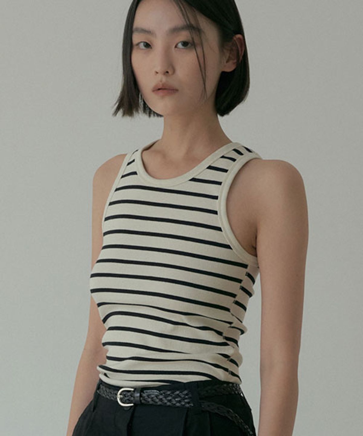 링서울(LINGSEOUL) stripe sleeveless-cream