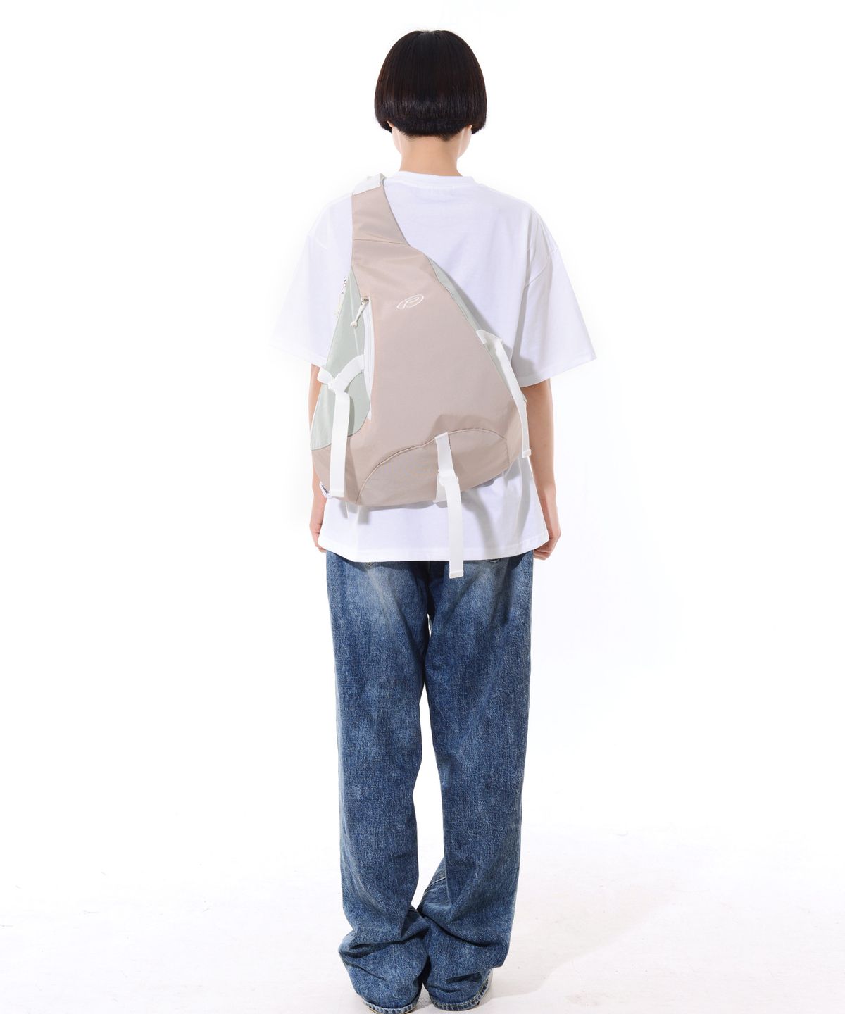 피스메이커(PIECE MAKER) EX NYLON SLING BAG (PINK)