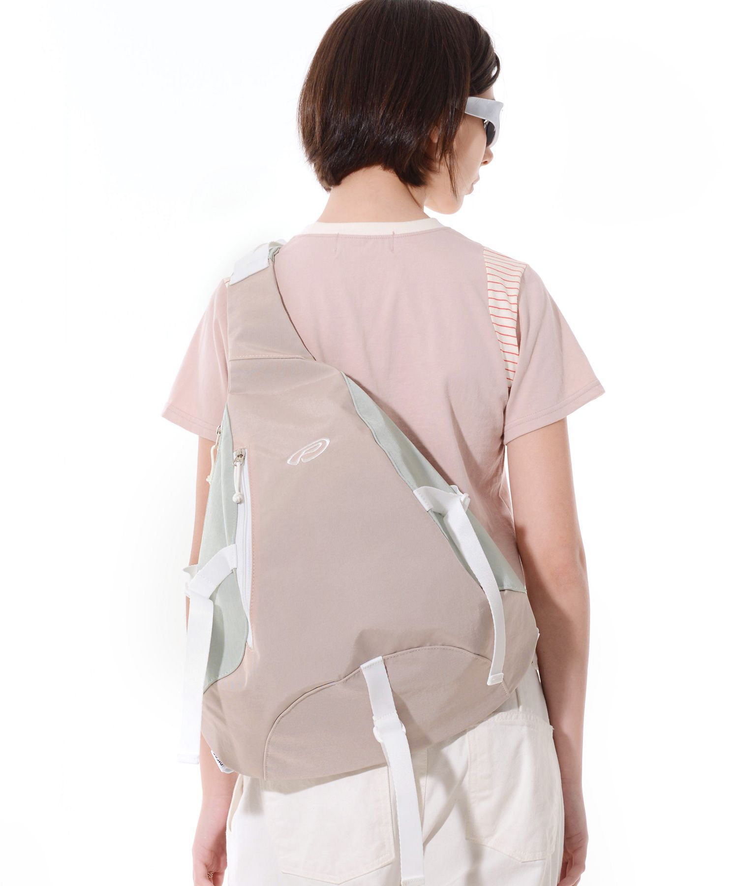 ★PIECEMAKER★EX NYLON SLING BAG★ MUSINSA | PIECEMAKER EX NYLON SLING BAG (PINK)