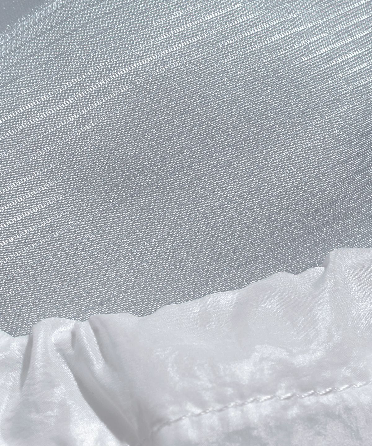 피스메이커(PIECE MAKER) EX NYLON GYM SACK (SILVER)