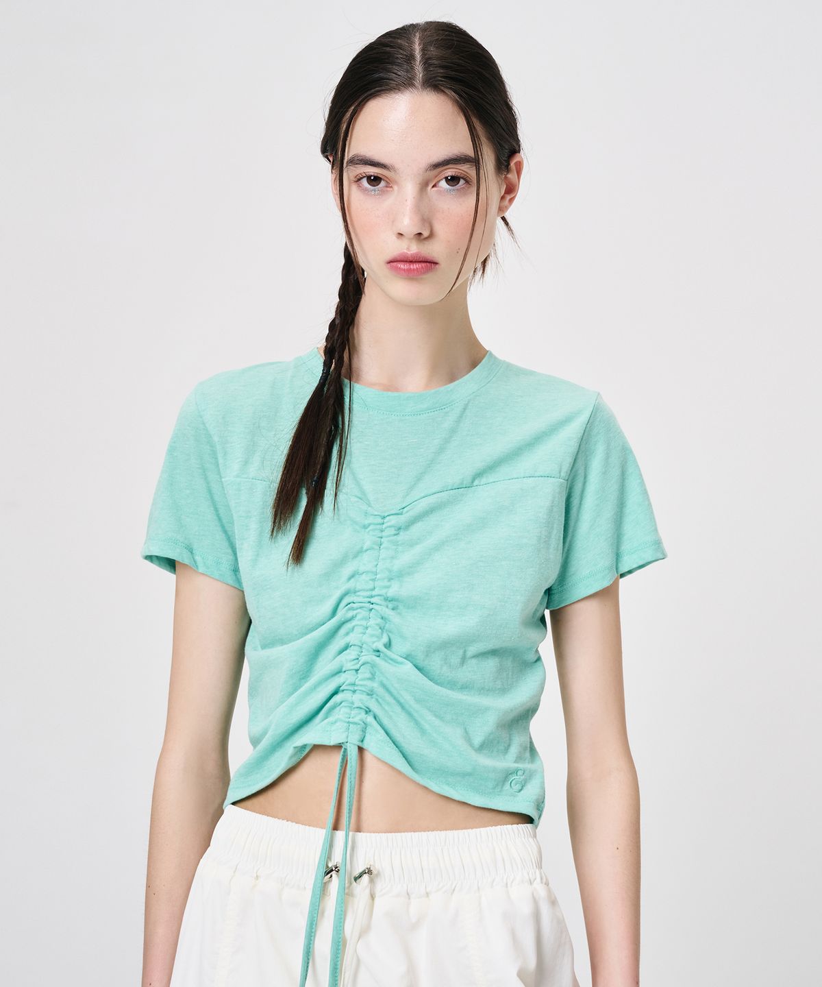 에트몽(ETMON) Heart String T-Shirt, Green