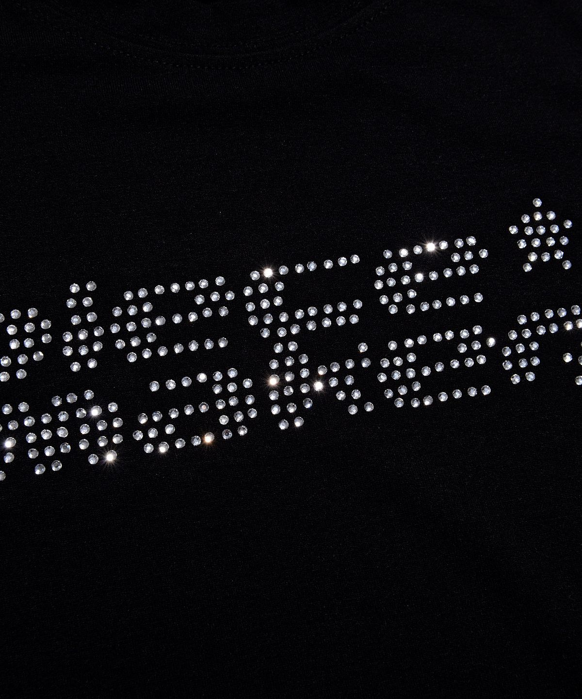 피스메이커(PIECE MAKER) CRYSTAL LOGO CROP TEE (BLACK)