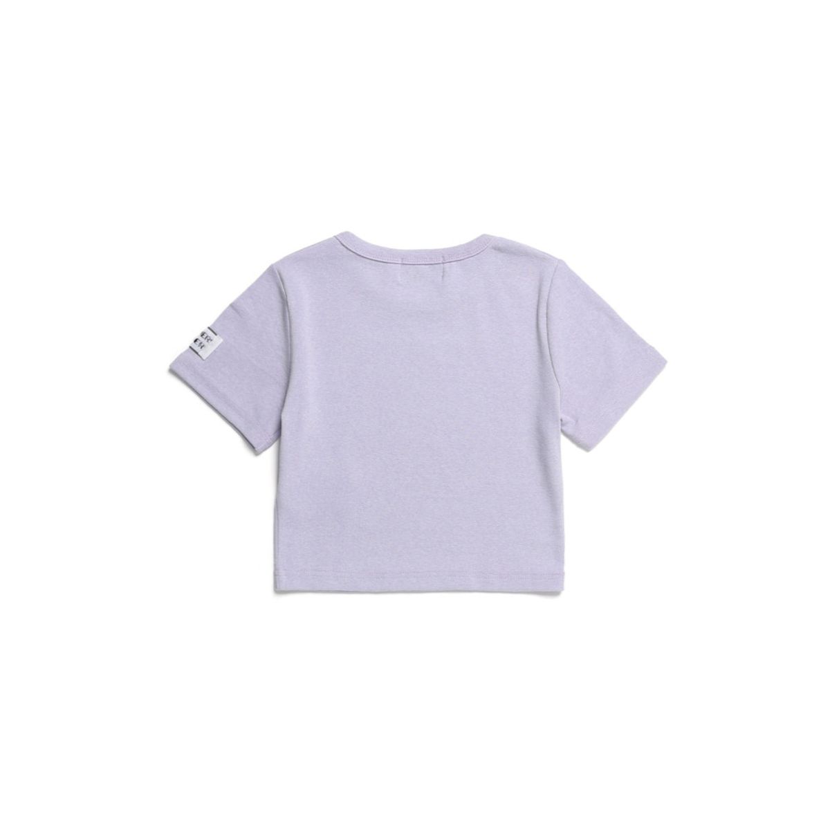 일레딧(ILLEDIT) FLOWER ARTWORK CROP TOP LAVENDER