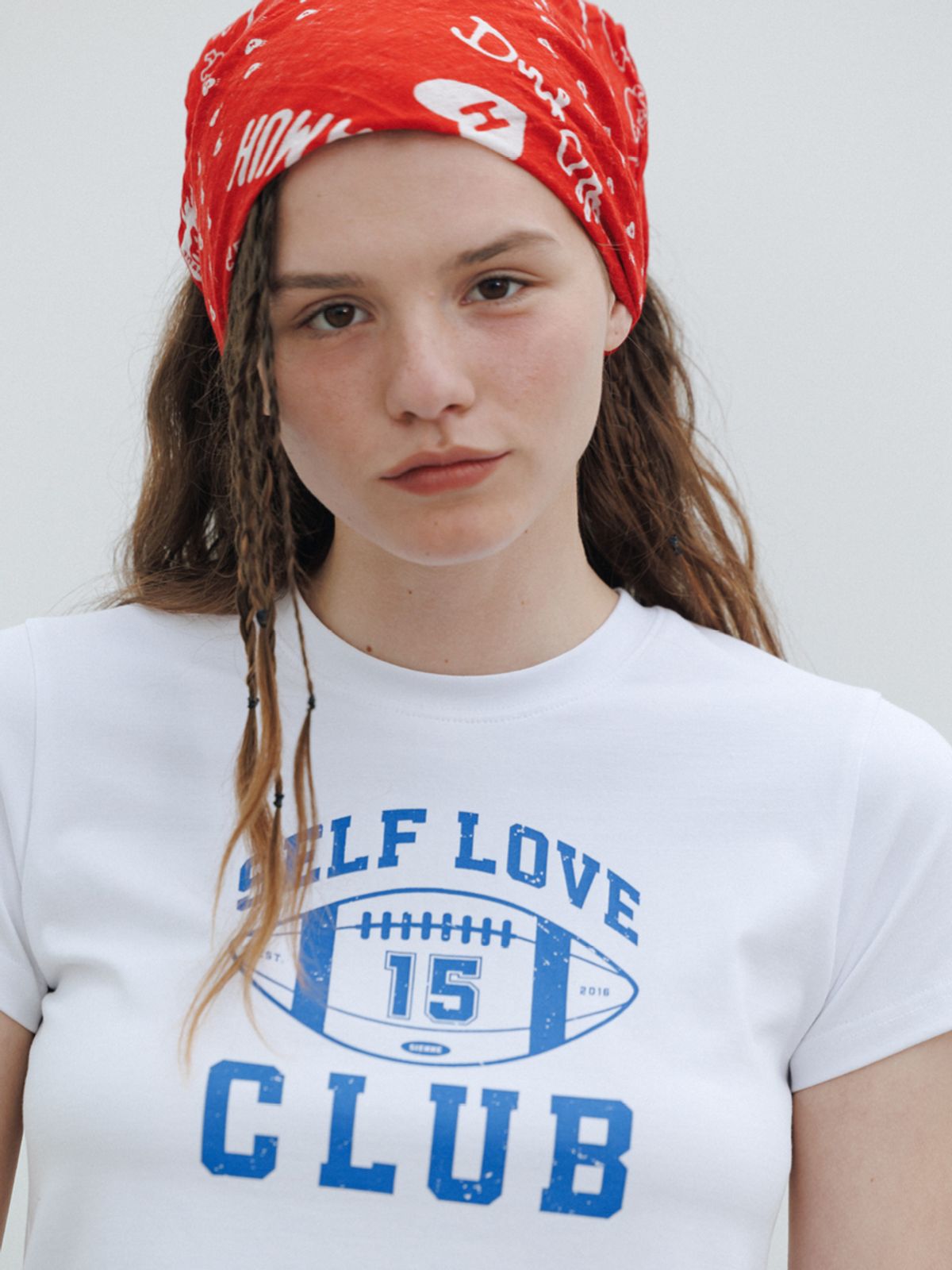 시엔느(SIENNE) Self Love Tshirt (White)