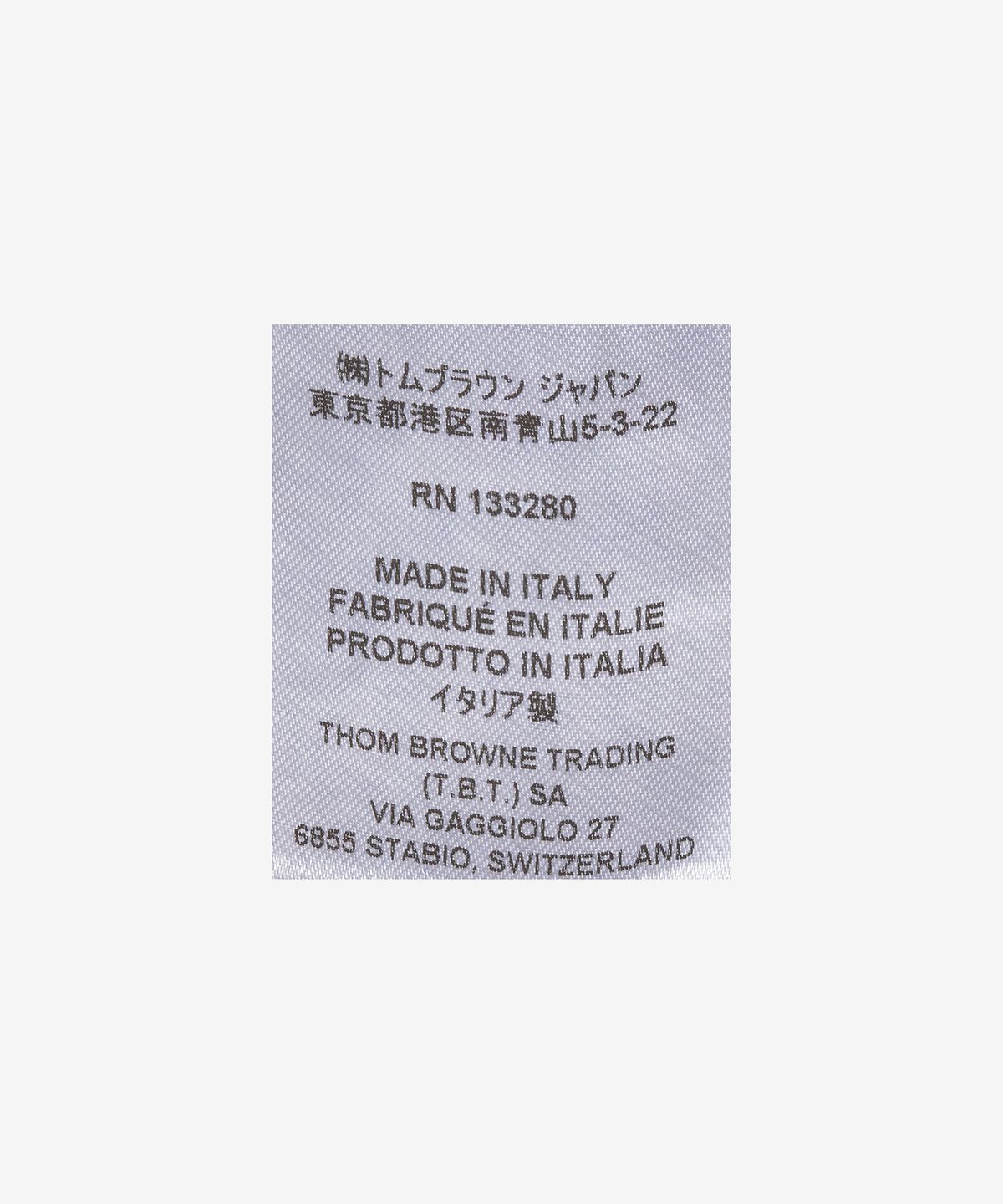 톰 브라운(THOM BROWNE) 4 바 폴로 카라 코트 - 네이비 / MKJ098AY3028415