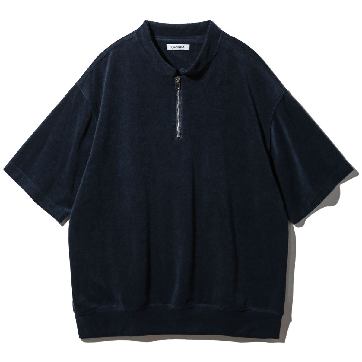 앨빈클로(ALVINCLO) 무지 테리 반집업 반팔티 DLX4601 (4 COLOR)