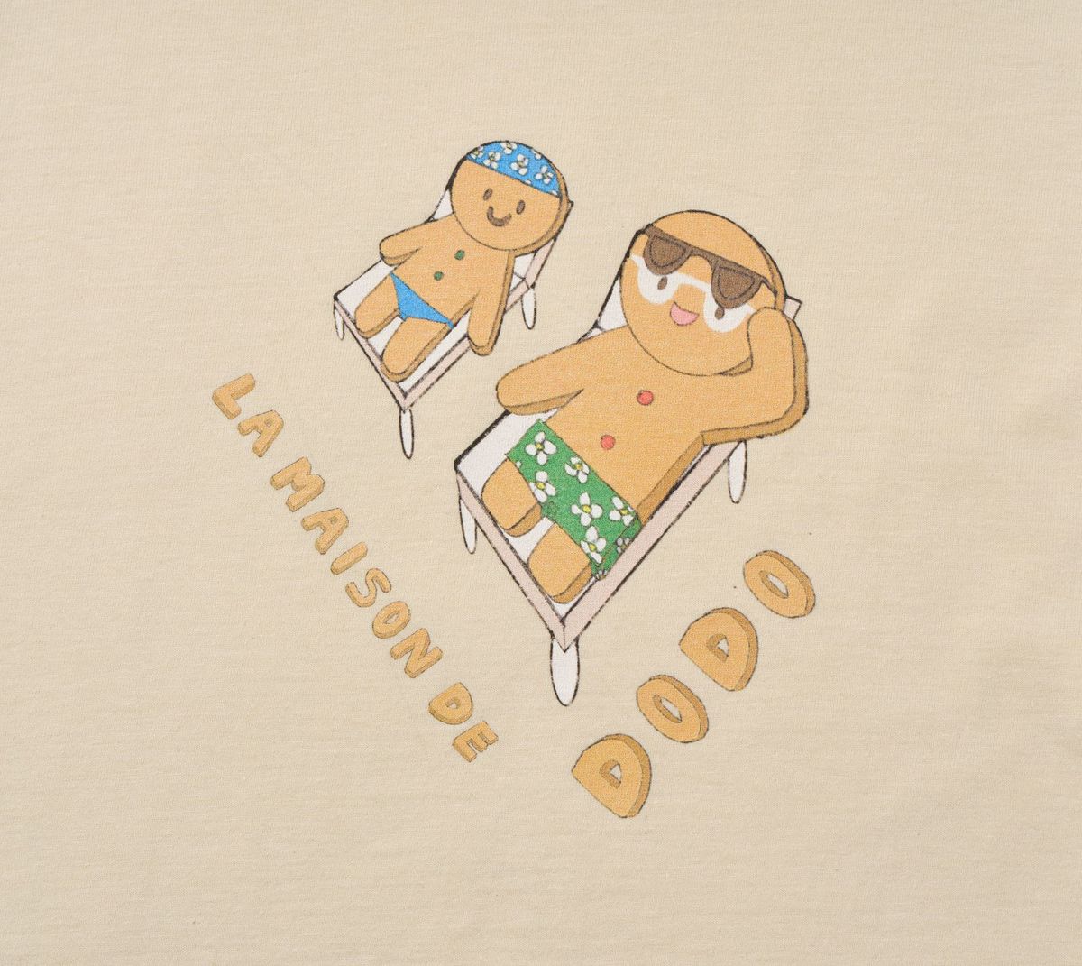 라메종드도도(LA MAISON DE DODO) Basic Dodo Long Sleeve T-Shirt with Tanning Cookies_긴팔티