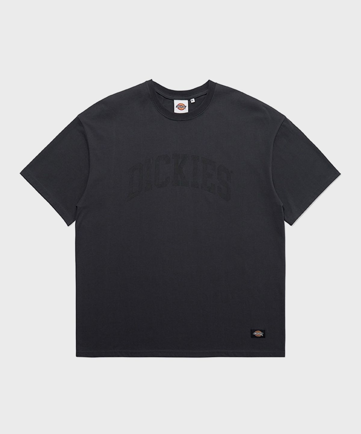 디키즈(DICKIES) 아치 로고 티셔츠 Charcoal