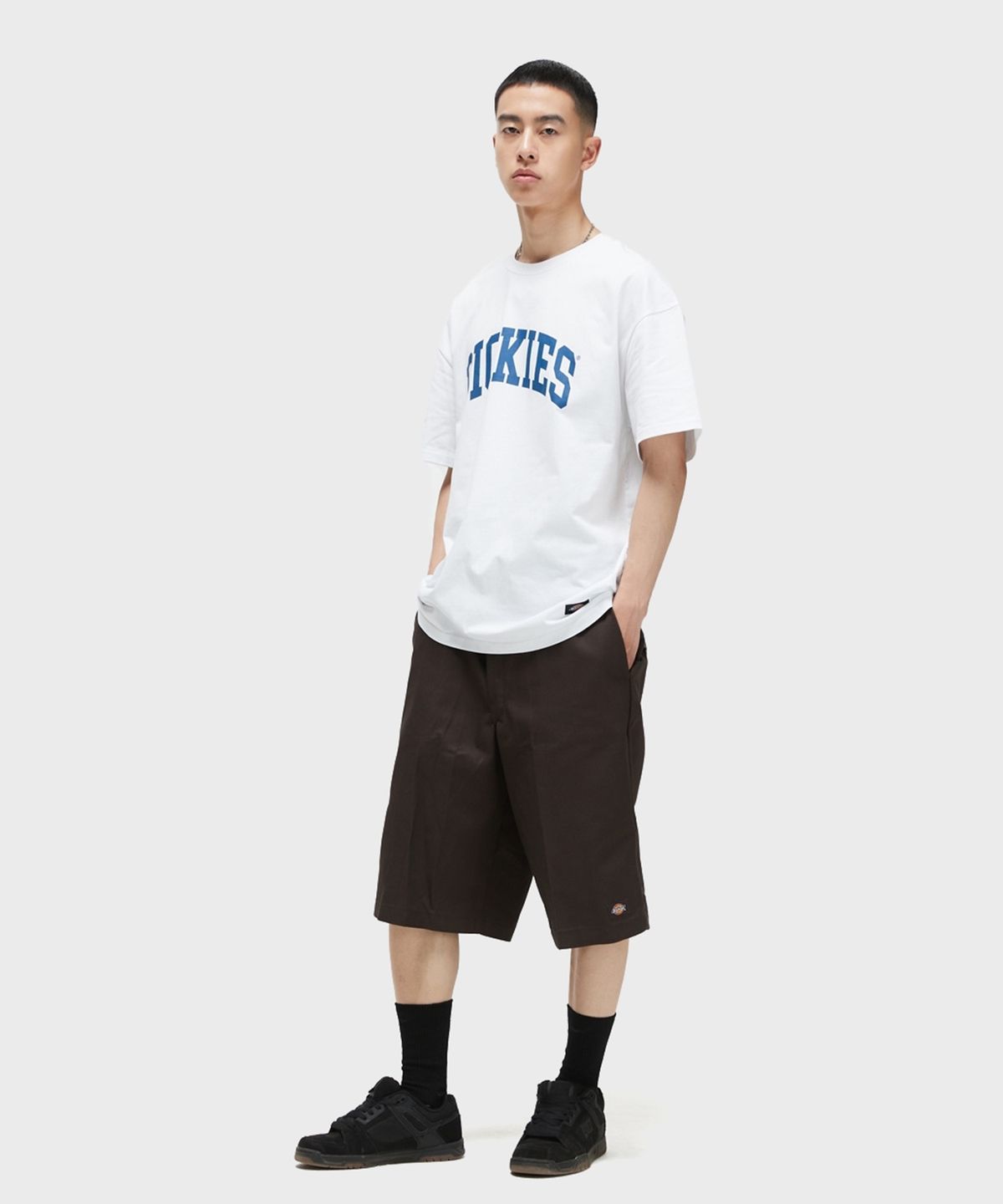 디키즈(DICKIES) 아치 로고 티셔츠 White