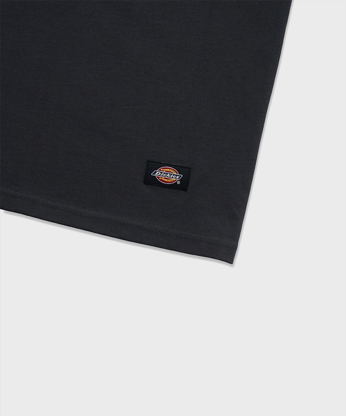 디키즈(DICKIES) 컬러 로고 티셔츠 Charcoal