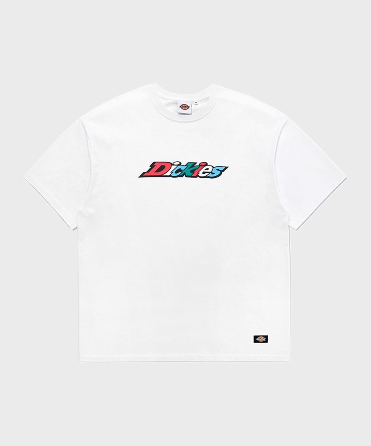 디키즈(DICKIES) 컬러 로고 티셔츠 White