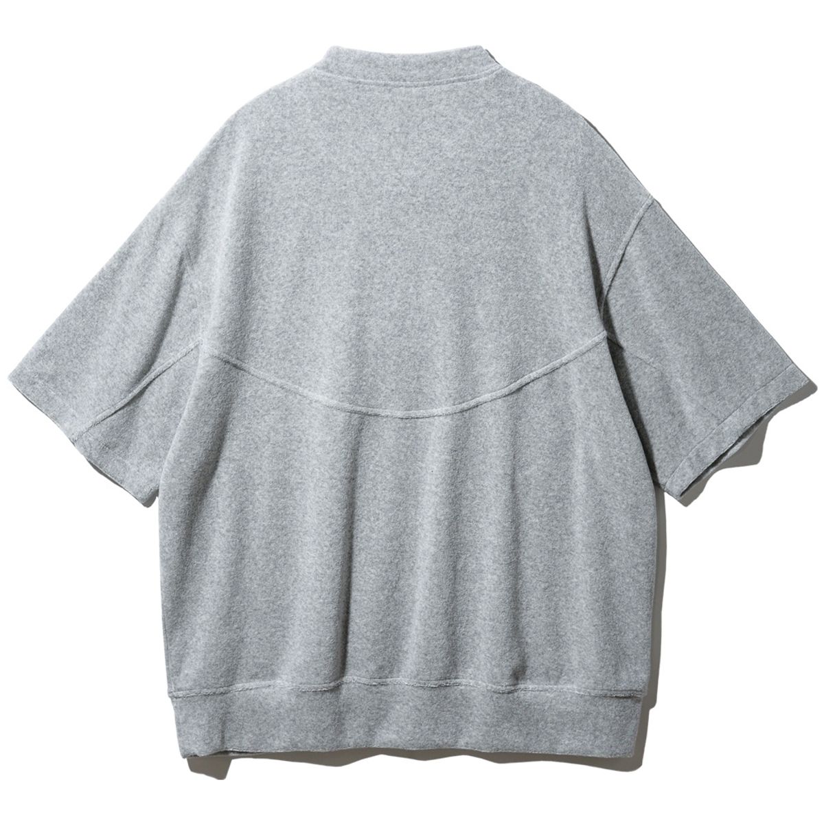 앨빈클로(ALVINCLO) 무지 테리 반팔 집업 DLX4602 (4 COLOR)