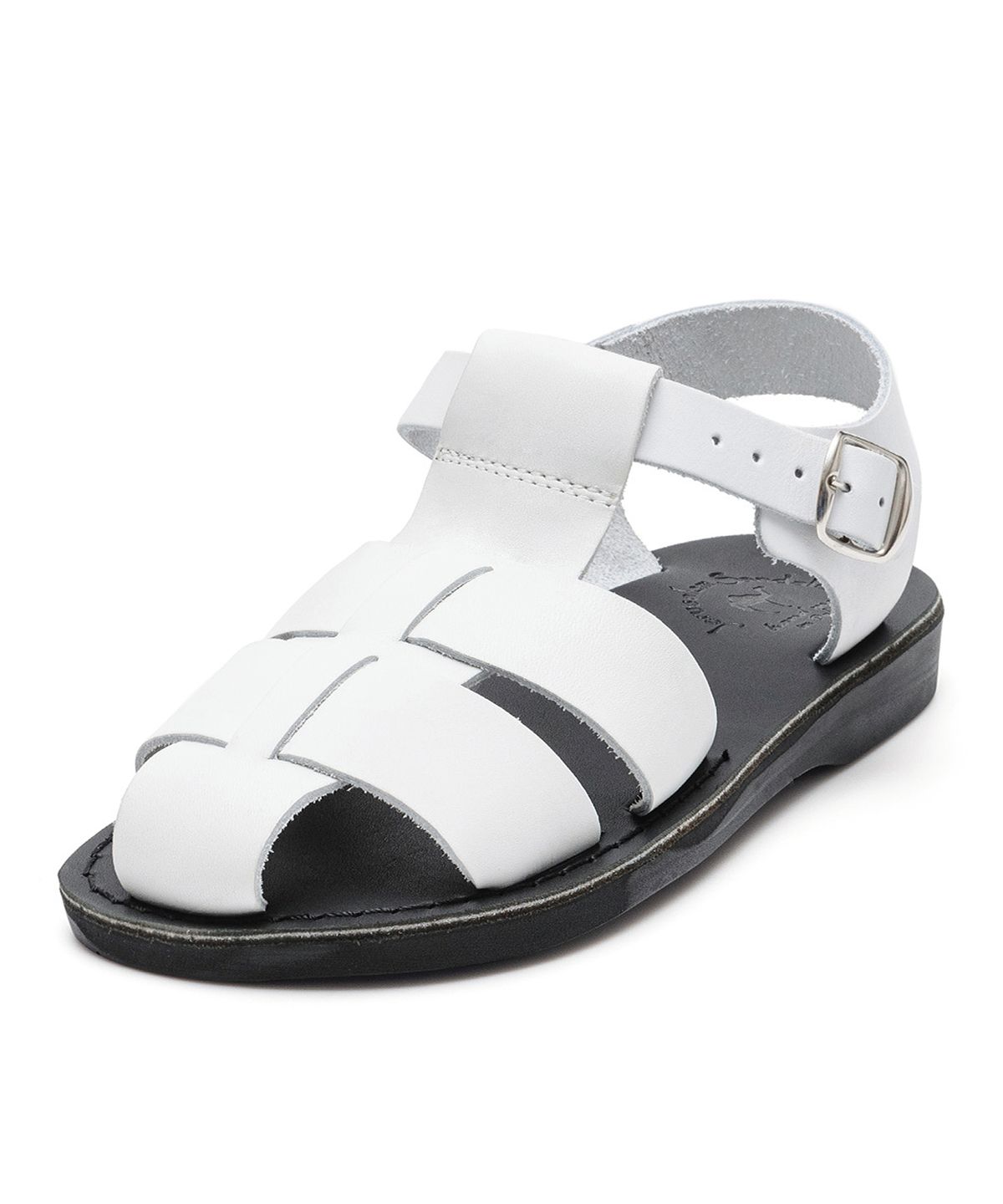 예루살렘 샌들(JERUSALEM SANDALS) 1069 MILO-WHITE/BLACK (마일로)
