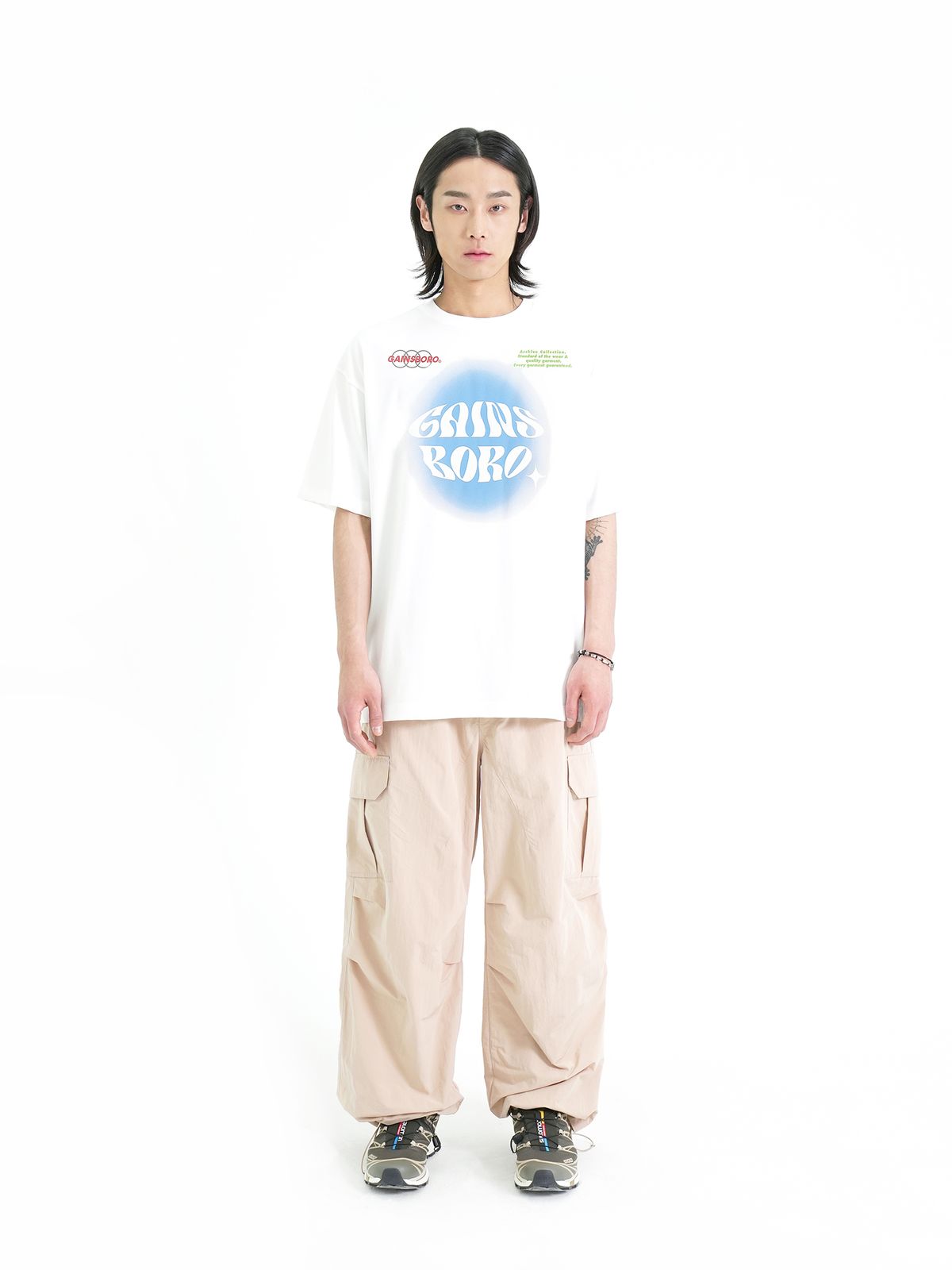 게인스보로(GAINSBORO) 유니버스클럽 티셔츠_화이트