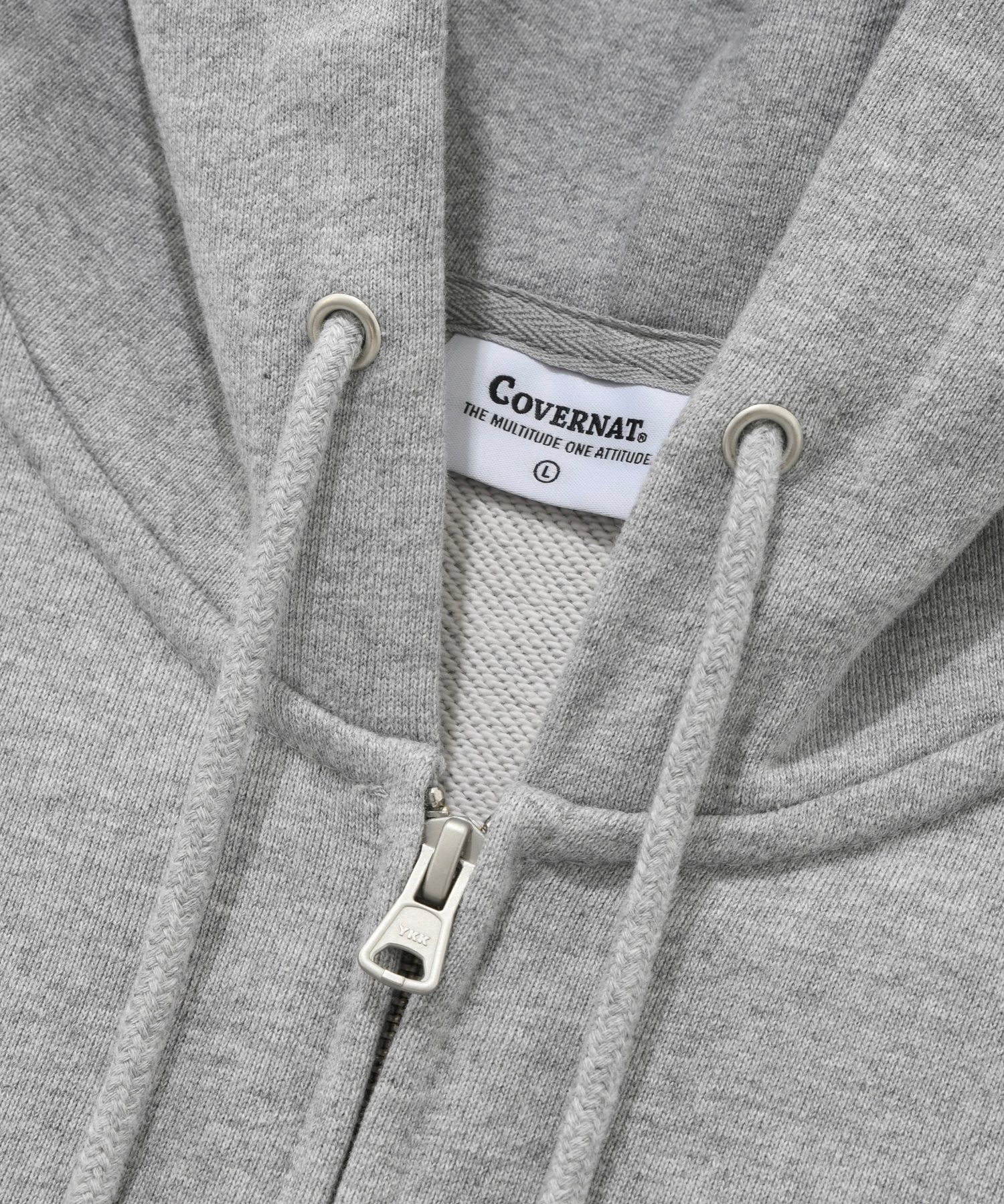 MUSINSA | COVERNAT AUTHENTIC LOGO HOODIE ZIP-UP