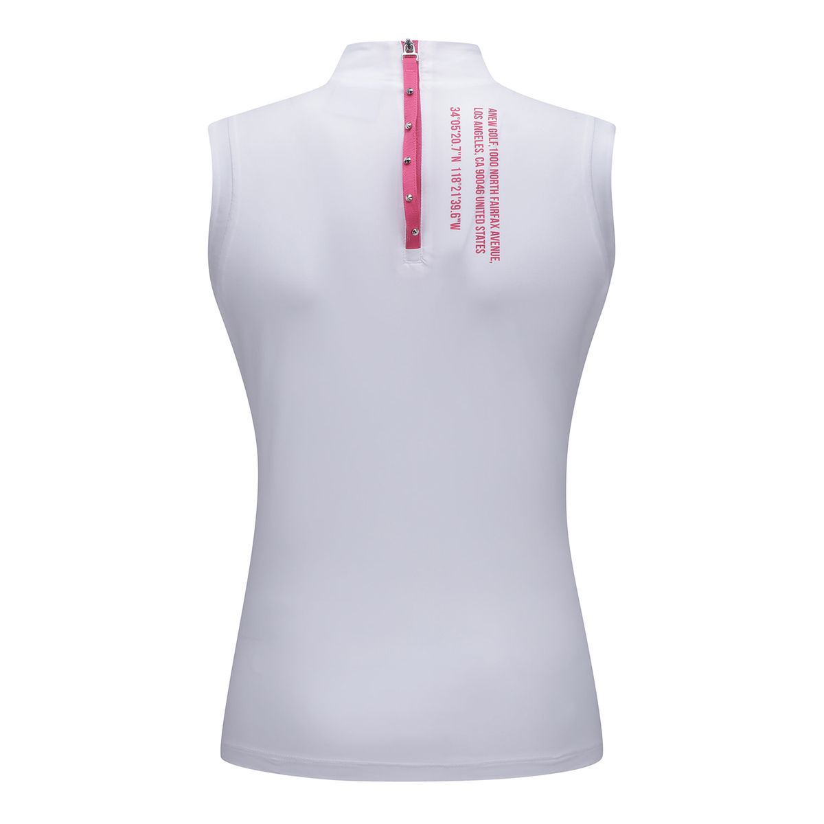 어뉴골프(ANEW GOLF) WOMEN FRONT LOGO POINT SLEEVELESS_WH