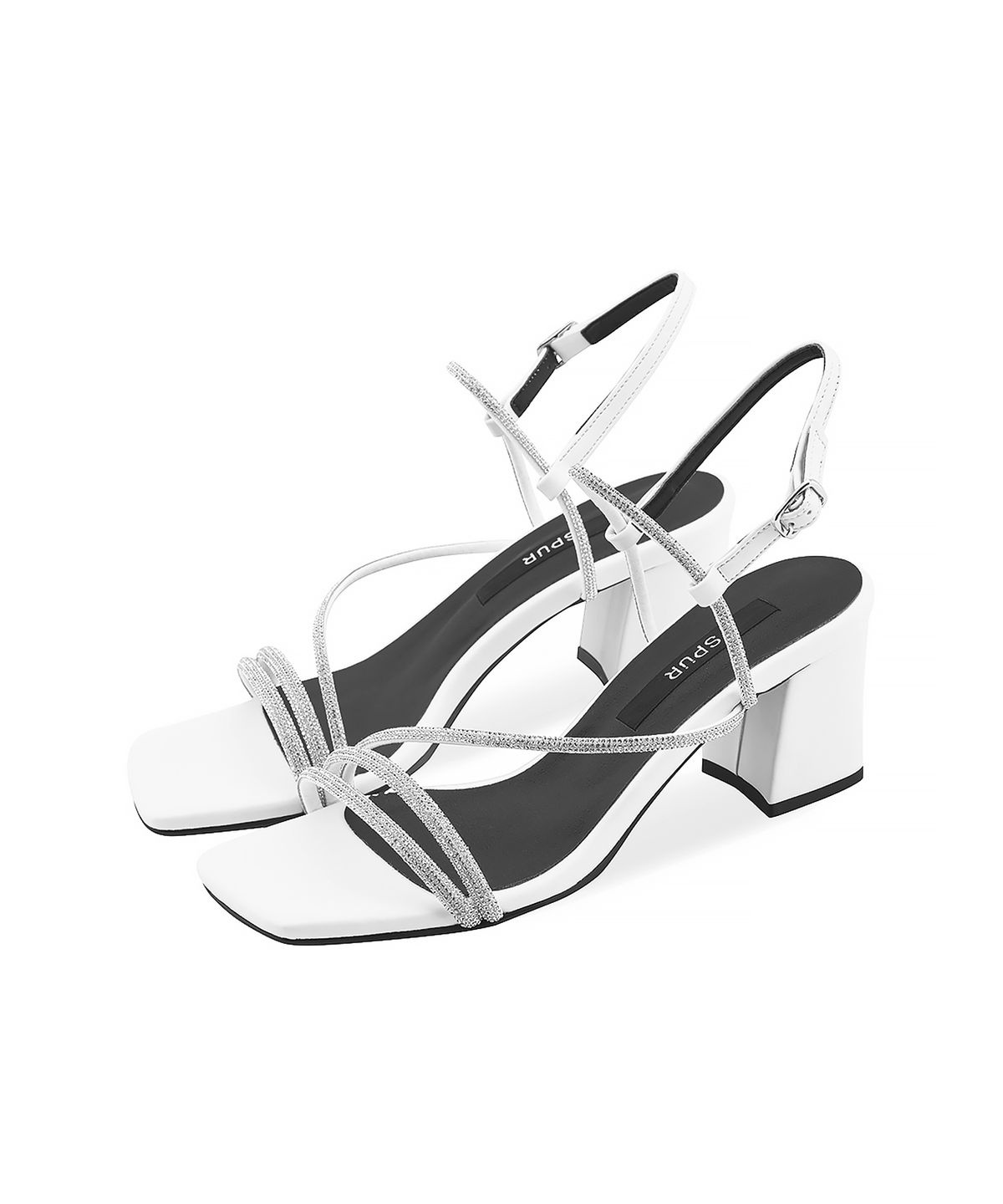 스퍼(SPUR) Vaseiz 스트랩 샌들 힐 6cm -SS8033 (2color)