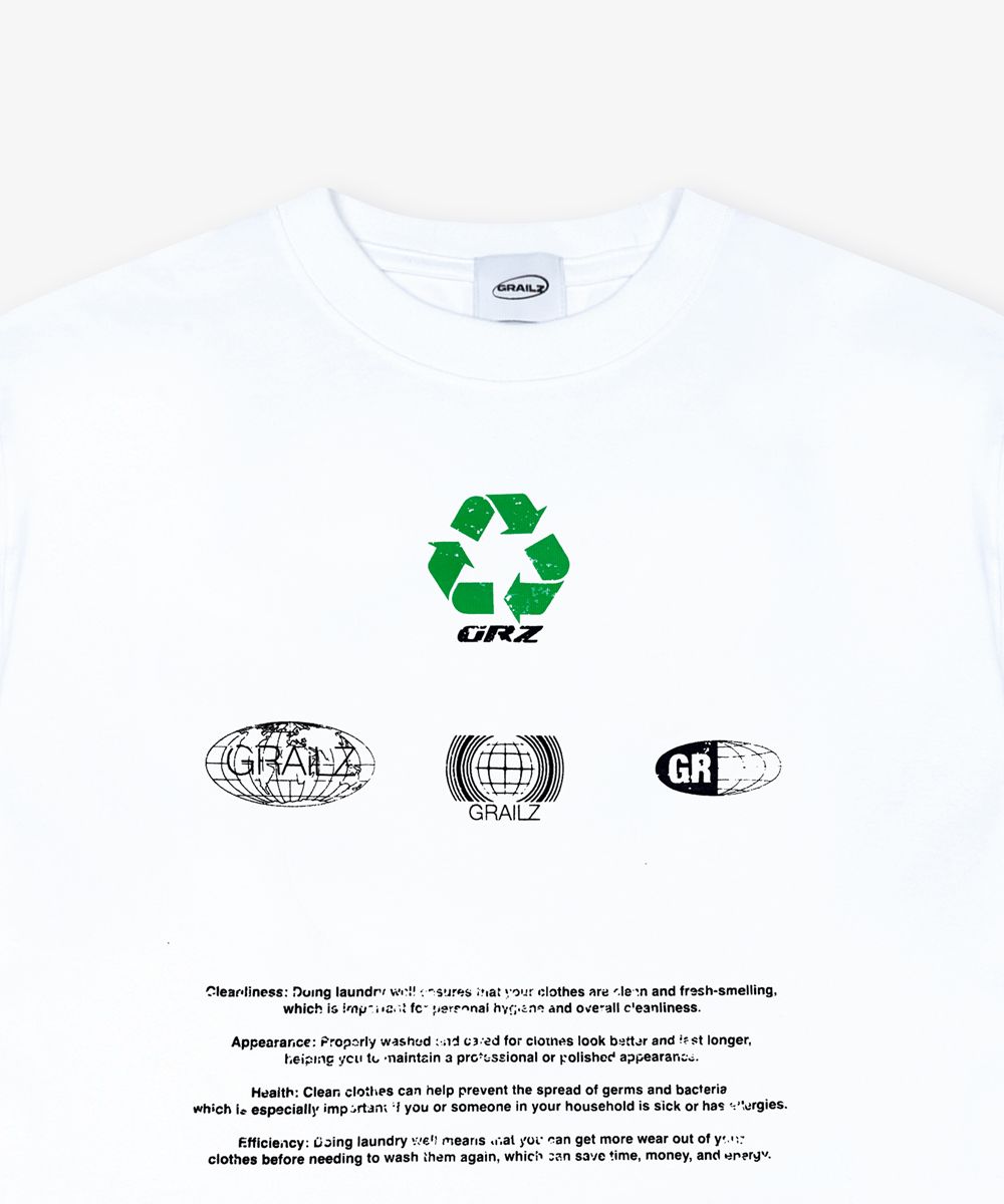 【GRAILZ】RECYCLED GRAPHIC T-SHIRT [WHITE] MUSINSA | GRAILZ RECYCLED GRAPHIC T-SHIRT [WHITE]