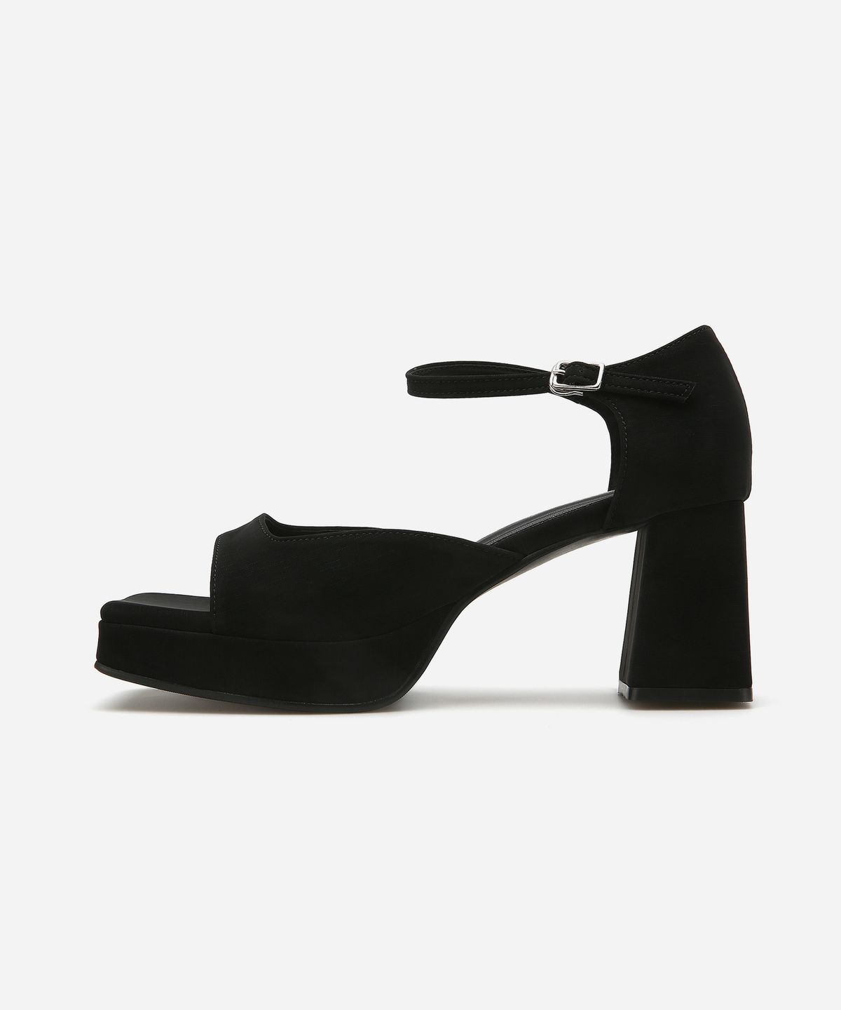 솔트앤초콜릿(SALT AND CHOCOLATE) 스퀘어 토 가보시 스트랩 샌들 412324001 (7cm/3colors)