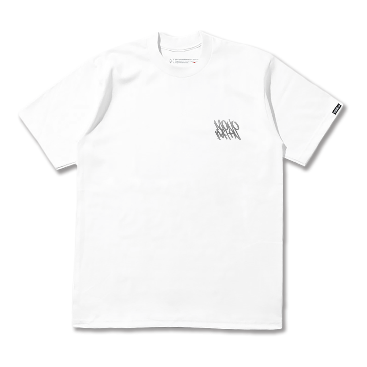 모노파틴(MONOPATIN) tagging monopatinskateboards heavy weight t-shirt - wt