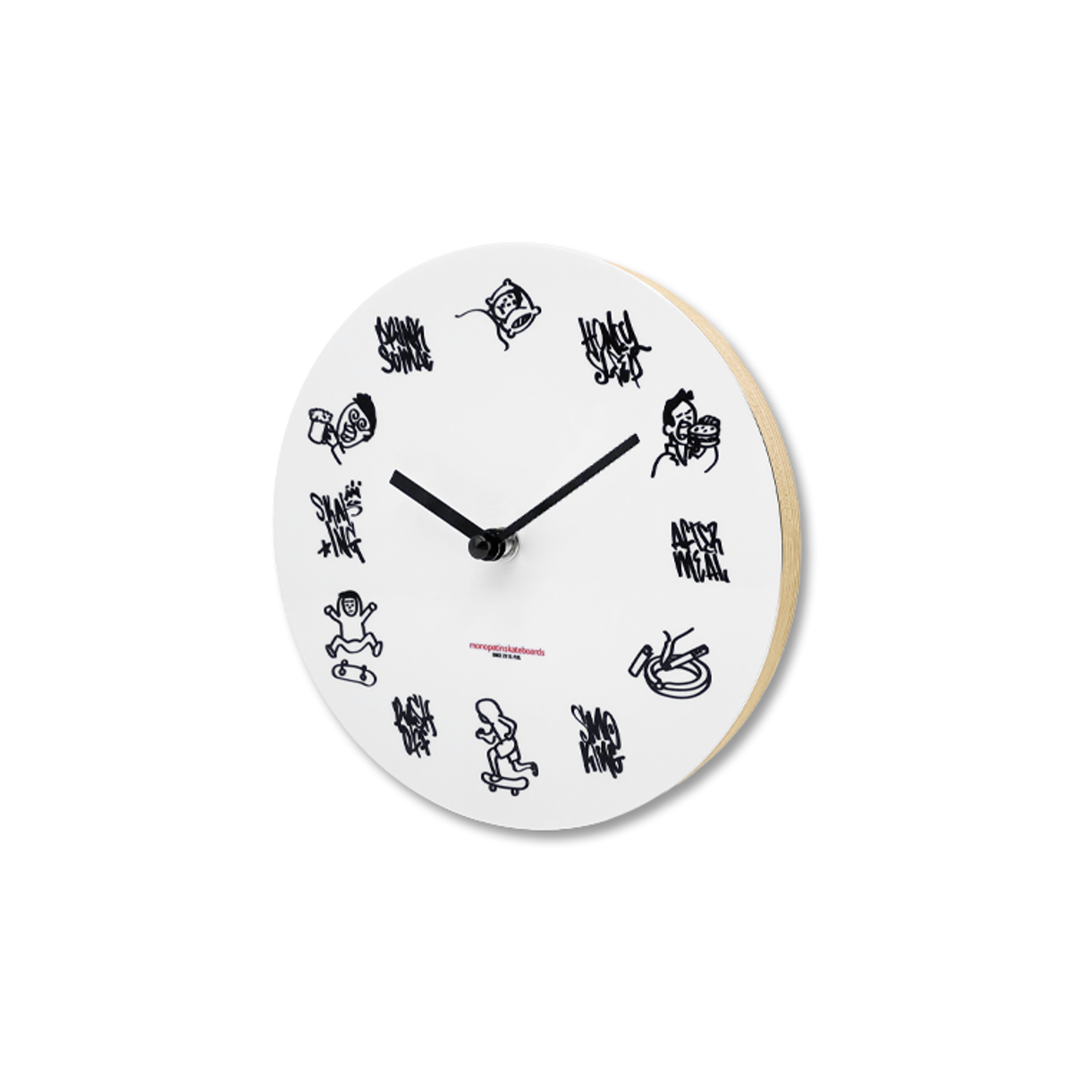 모노파틴(MONOPATIN) tagging monopatinskateboards circular clock