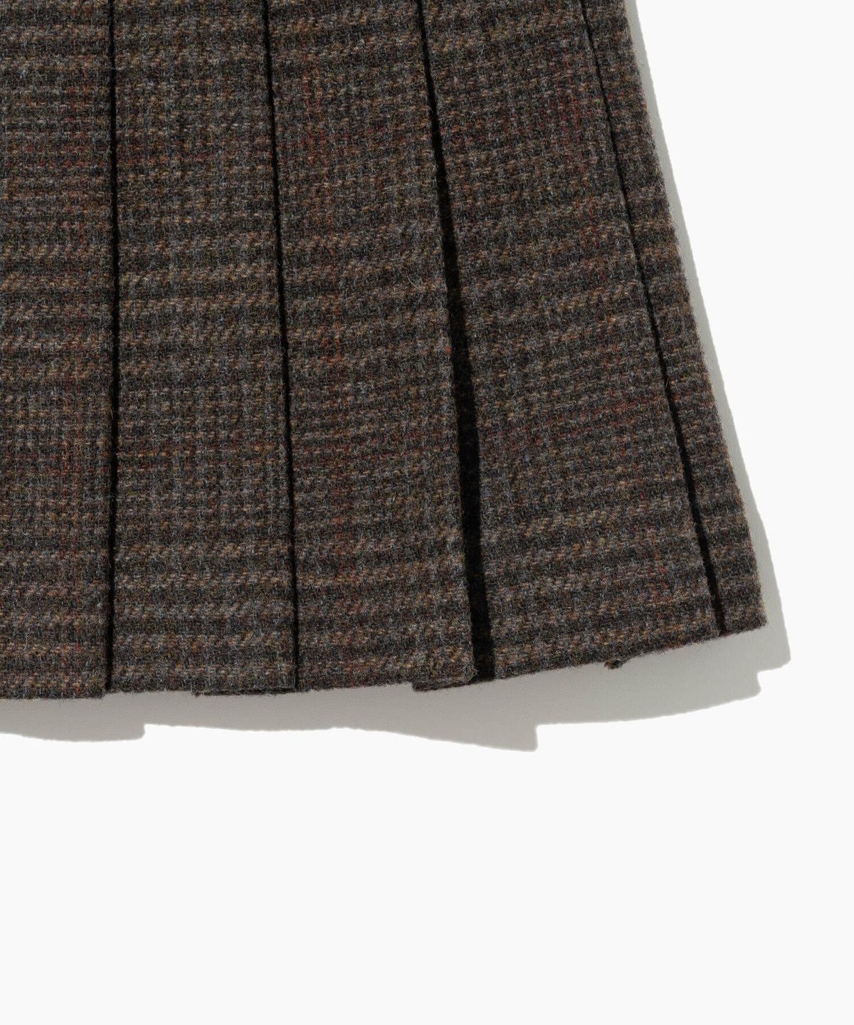 튜드먼트(TTUDEMENT) CLASSIC WOOL MINI SKIRT BROWN