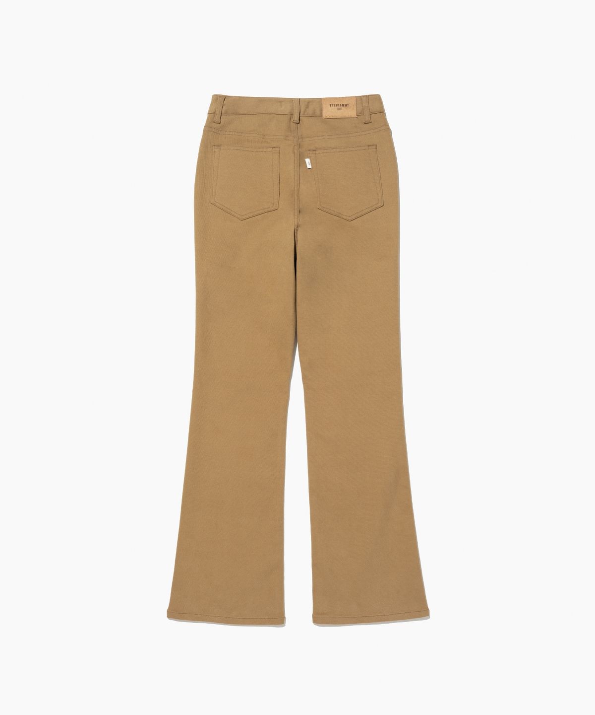 튜드먼트(TTUDEMENT) COTTON BOOTSCUT PANTS CAMEL