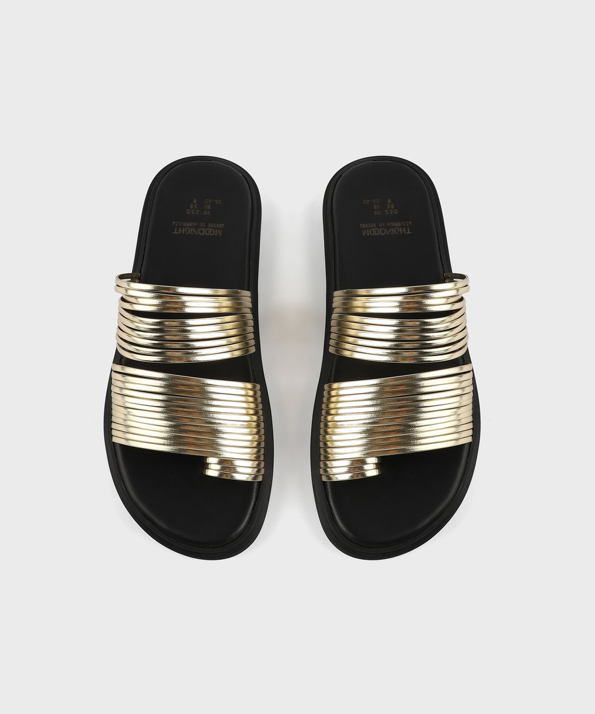 무드나잇(MOODNIGHT) LOU Ring strappy slide slipper sandal - 3colors 루 링스트랩 슬라이드 슬리퍼 샌들