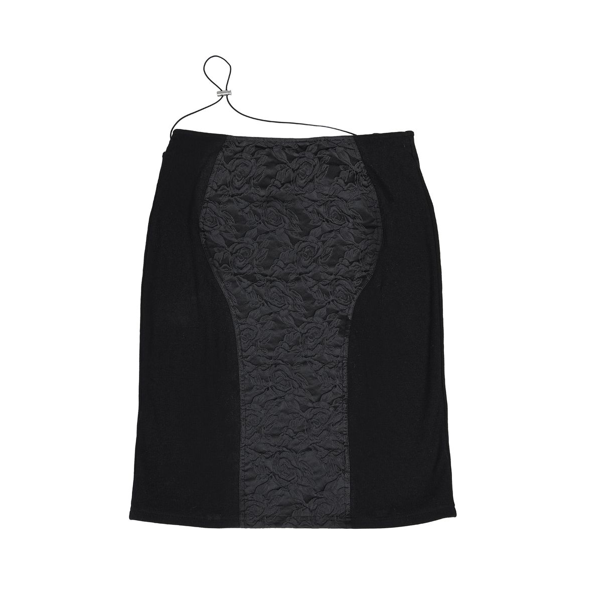 루루(RURU) JACQUARD STRING SKIRT [BLACK]