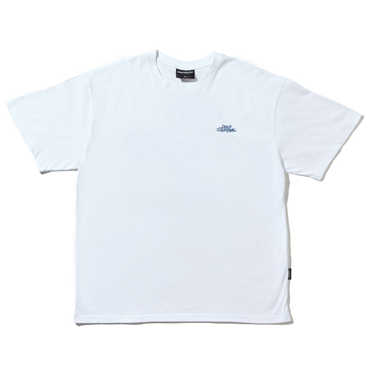 딥컬렉티브(DEEP COLLECTIVE) T2 썬베드 스몰 빽 로고 반팔 티셔츠_화이트