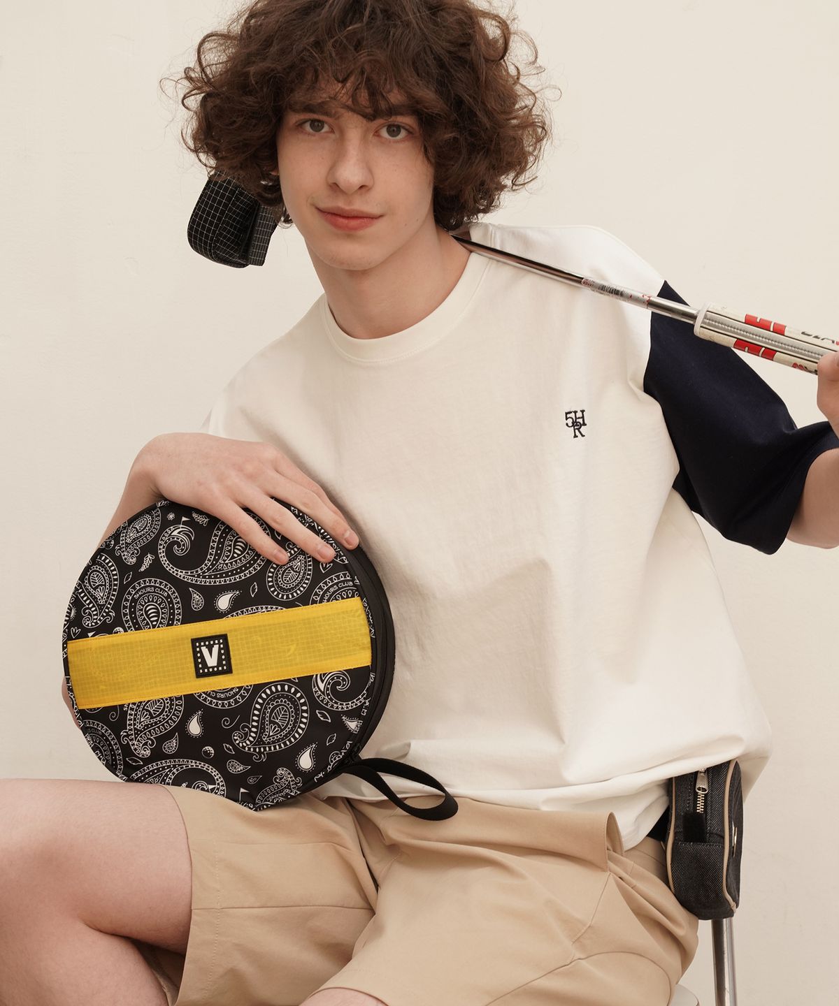 파이브아워스(5HOURS) 5HR TRAVEL COVER for GOLF BAG_PAISLEY